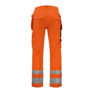 black orange 2 scaled - Pro Job Visibility Waistpants EN ISO 20471 Class 2