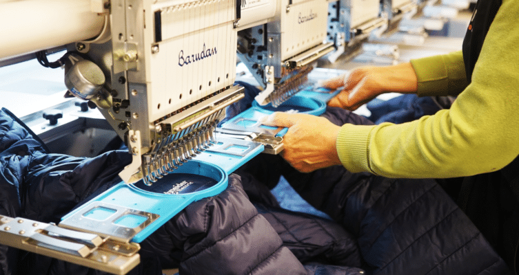 embroidery at essential workwear