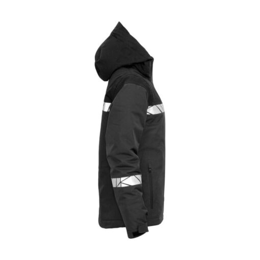 grey black jacket right side