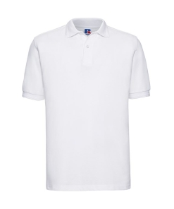 j599m white ft2 - Russell Hard-Wearing Polo Shirt
