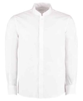 Kustom Kit Mandarin Collar Shirt Long-Sleeved – Men’s