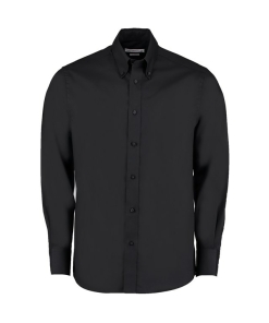 kk188 black ft2 - Kustom Kit Premium Oxford Shirt