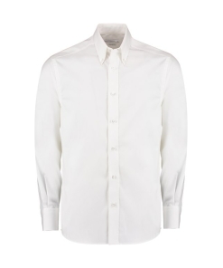kk188 white ft2 - Kustom Kit Premium Oxford Shirt