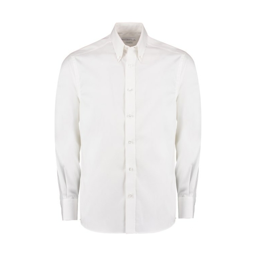 kk188 white ft2 - Kustom Kit Premium Oxford Shirt