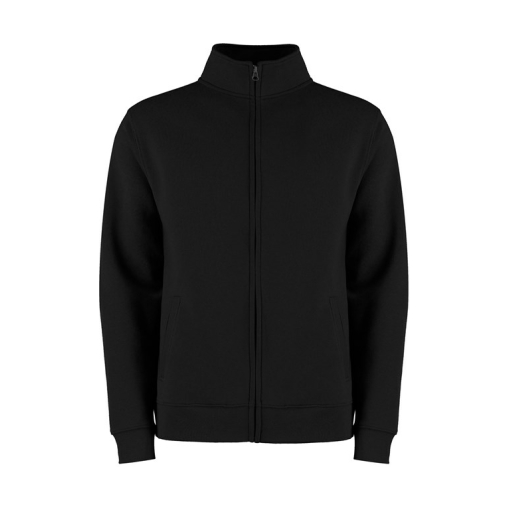 kk334 black ft2 - Kustom Kit Zipped Sweatshirt