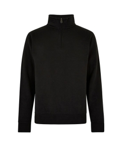 kk335 black ft2 - Kustom Kit 1/4 Zip Sweatshirt