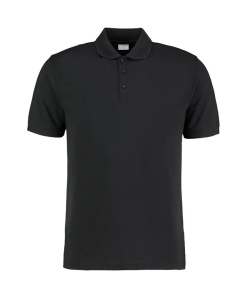 kk413 black ft2 - Kustom Kit Slim Fit Polo Shirt