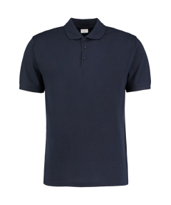 kk413 navy ft2 - Kustom Kit Slim Fit Polo Shirt