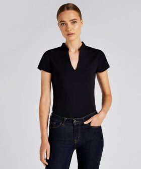 Kustom Kit Mandarin Collar Corporate Top – Women’s