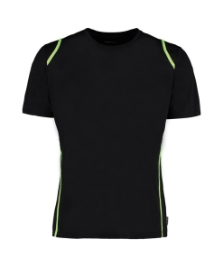 kk991 black fluorescentlime ft2 - Kustom Kit Gamegear Cooltex T-Shirt