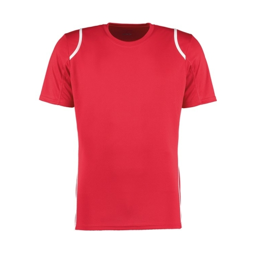 kk991 red white ft2 - Kustom Kit Gamegear Cooltex T-Shirt