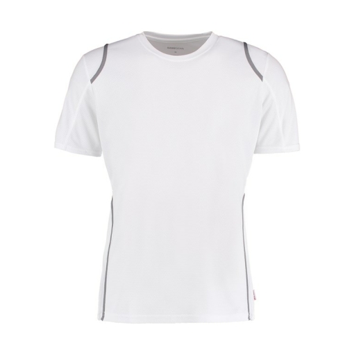 kk991 white grey ft2 - Kustom Kit Gamegear Cooltex T-Shirt