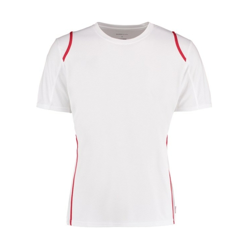 kk991 white red ft2 - Kustom Kit Gamegear Cooltex T-Shirt