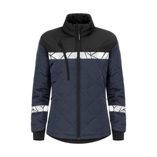 navy black front view of jacket