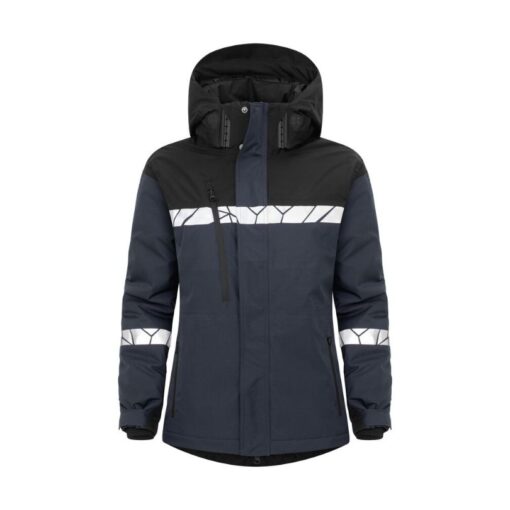 navy black jacket front