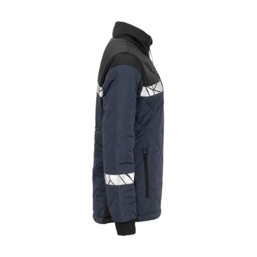 navy black right view of jacket