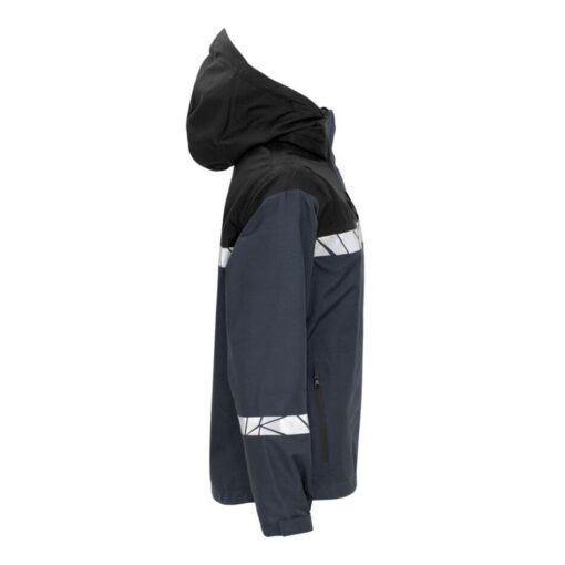 navy blue jacket right arm