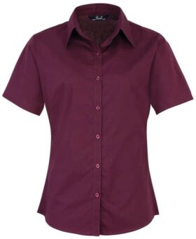 Premier Women’s Short Sleeve Poplin Blouse