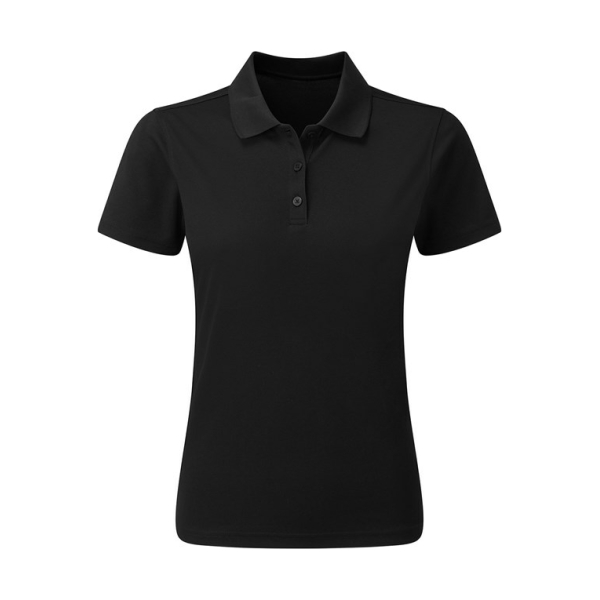 pr633 black ft - Premier Sustainable Polo Shirt - Ladies