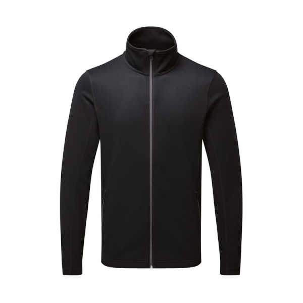 pr808 black ft - Premier Sustainable Zip-Through Sweatshirt
