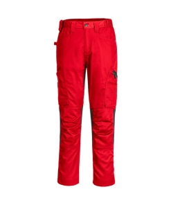pw134 deepred ft - Portwest WX2 Stretch Trade Trousers