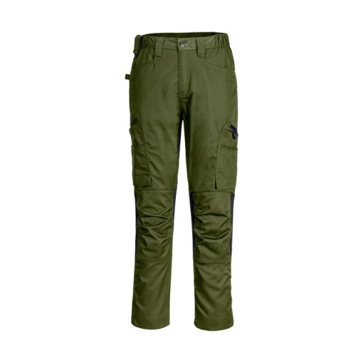 pw134 olivegreen ft - Portwest WX2 Stretch Trade Trousers