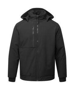 pw137 black ft - Portwest WX2 2-Layer Padded Softshell