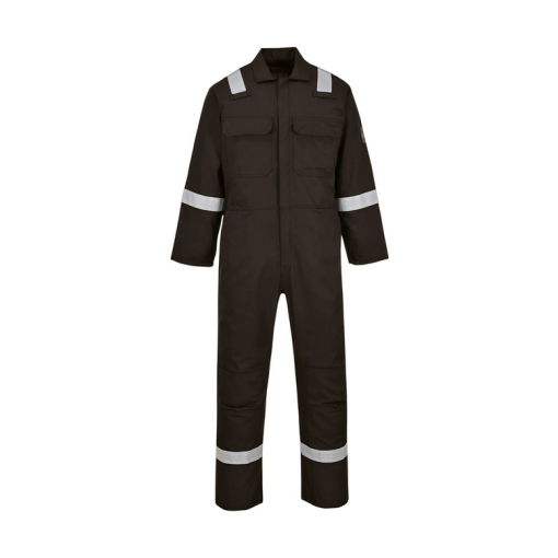 pw253 black ft - Portwest Bizweld Iona Coverall