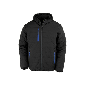 r240x black royal ft - Result Recycled Compass Padded Jacket