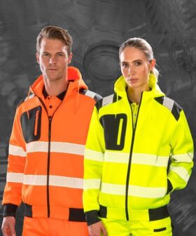 Result Recycled Robust Zipped Safety Hoodie