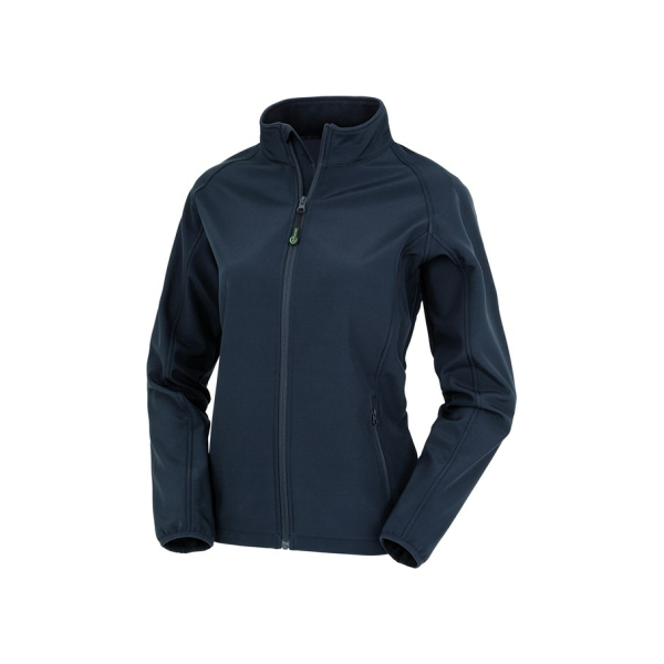 r901f navy ft - Result Recycled 2-Layer Softshell Jacket - Women's