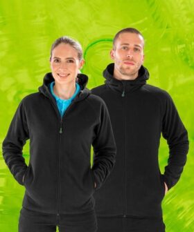 Result Recycled Hooded Microfleece Jacket