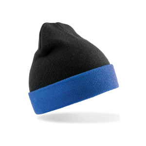 rc930 black royal ft2 - Result Recycled Black Compass Beanie