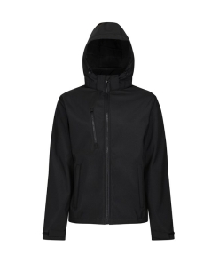 rg152 black ft2 - Regatta Venturer 3-Layer Softshell Jacket