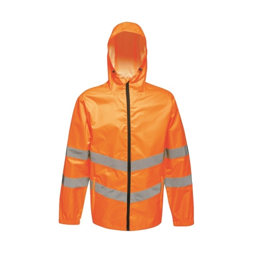 rg385 orange ft2 - Regatta Hi-Vis Pack-Away Jacket