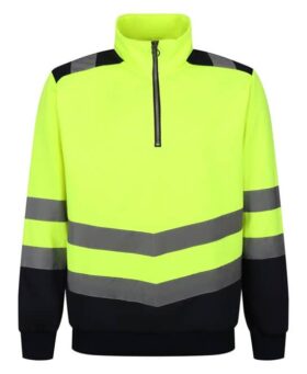 Regatta Hi-Vis 1/4 Zip Sweatshirt