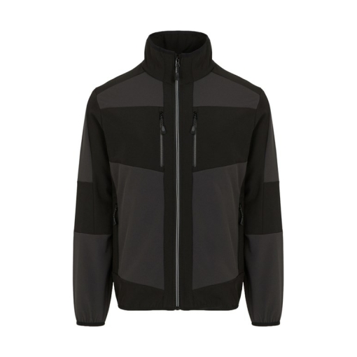 rg541 ash black ft3 - Regatta E-Volve 2-Layer Softshell Jacket