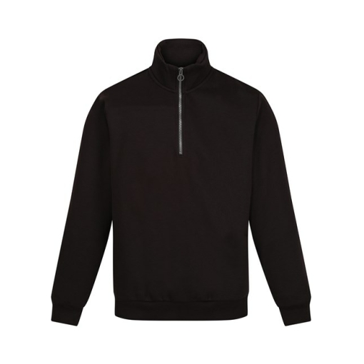 rg613 black ft2 - Regatta Pro 1/4 Zip Sweatshirt