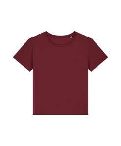 sx781 burgundy ft2 - Stanley Stella Serena Iconic Mid-Light T-Shirt - Ladies