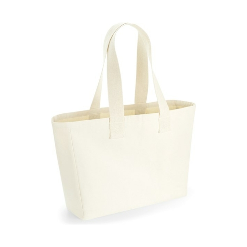 wm610 natural ft2 - Westford Mill Everyday Canvas Tote Bag