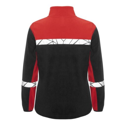 womens fleece back view