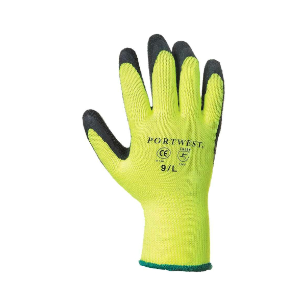 yellow gloves - Portwest Thermal Grip Gloves