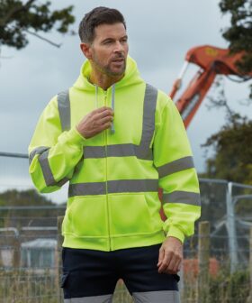 Yoko Full Zip Hi-Vis Hoodie