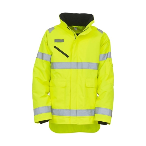 yk029 yellow ft2 - Yoko Hi-Vis Fontaine Storm Jacket